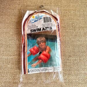 Vintage Swim Airs Arm Floaties Kids Water Wings NIP 1970s 1980s